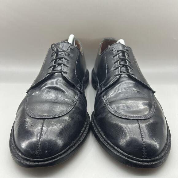 Allen Edmonds Walton Cap Split Toe Oxford Men Size 11.5 E Wide Black Lace Shoes main image 13